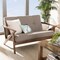 Baxton Studio Bianca Walnut Wood Light Grey Tufted 2-Seater Loveseat 140-7549 - alternate 5